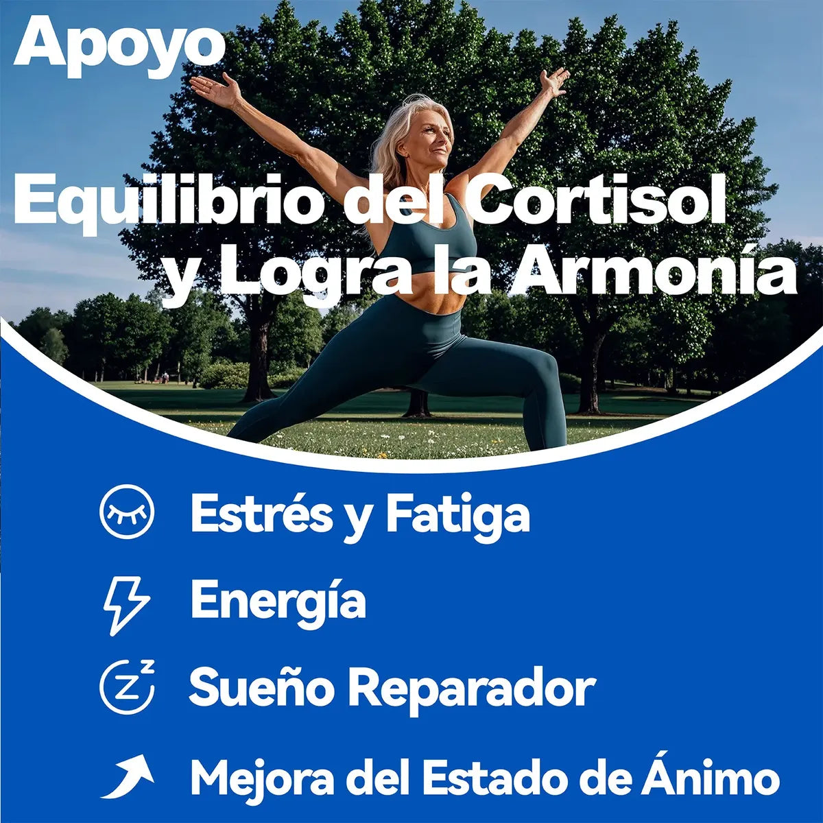 SUPLEMENTO CORTISOL TODO EN 1 + ENVÍO GRATIS